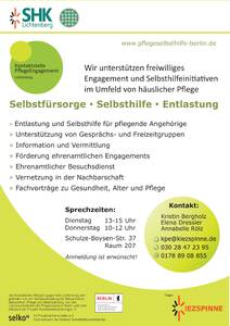 Unterstützung und Beratung für pflegende Angehörige