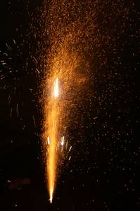 Feuerwerk Tegel in Flammen auf Hafenfest