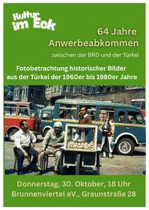 64 Jahre Anwerbeabkommen - Fotobetrachtung und Lesung