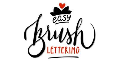 easy brush lettering