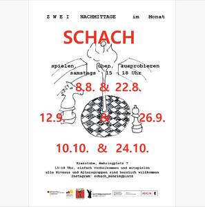 Samstagnachmittag Schach am Mehringplatz