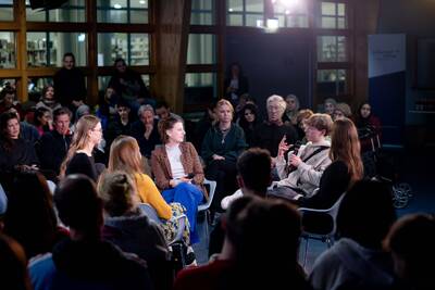 Foto einer Talk-Runde