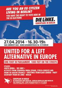 Meeting: United for a Left Alternative in Europe (in English...