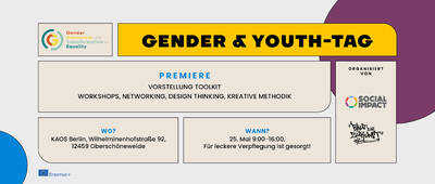Gender & Youth Tag im KAOS Berlin direkt an der Spree!