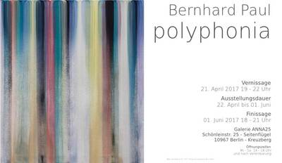 Bernhard Paul - polyphonia / Ausstellung