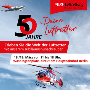 50 Jahre Deine Luftretter - Erlebniswelt mit Jubiläumshubsch...