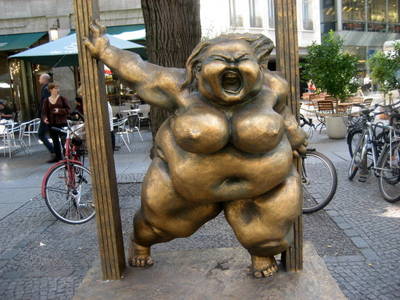 Skulptur Fat Lady