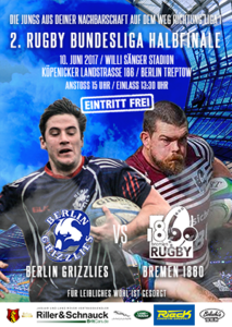 Halbfinale 2. Rugby Bundesliga - Berlin Grizzlies v Bremen 1...