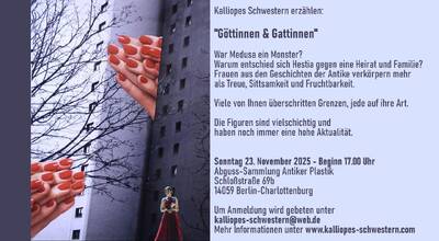 „Kalliopes Schwestern“ erzählen: Göttinnen und Gattinnen