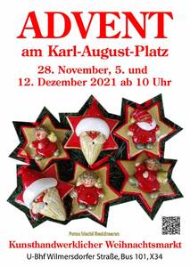 Advent am Karl-August-Platz - kunsthandwerklicher Weihnachts...