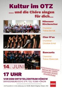 Hönower Chorfestival: "Kultur im OTZ - ... und die Chör...