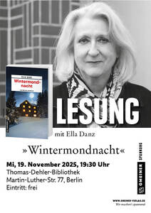 Krimi-Lesung mit Ella Danz in der Thomas-Dehler-Bibliothek