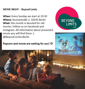 Movie Night @BeyondLimits every Sunday