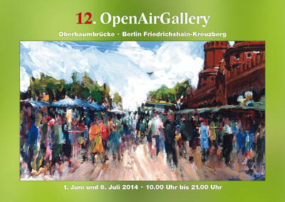 Open Air Gallery 2014 auf Oberbaumbrücke