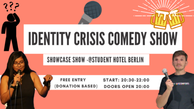 Free English Standup Comedy - in Mitte ⭐Identity crisis come...