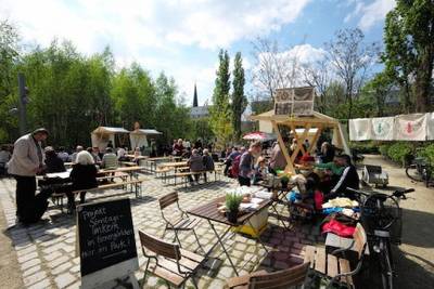 Ostermarkt am Cafe Eule im Gleisdreieck