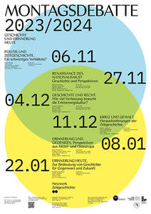 Plakat Reihe Montagsdebatte 2023/2024_SBG
