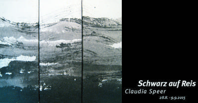 Claudia Speer "Schwarz auf Reis" — Soloausstellung...