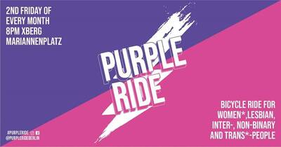 Flint* only: :Next purple ride on friday 11.9. at 8pm Marian...