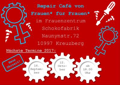 Repair Café von Frauen* für Frauen*