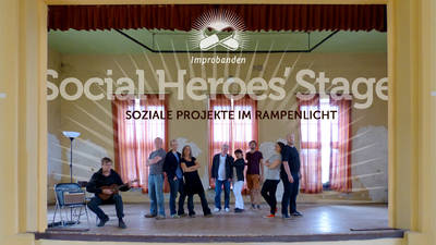 Improbanden: Social Heroes' Stage mit agbe & c-base