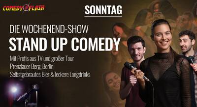 Stand Up Comedy Show Sonntag um 20 Uhr "Comedyflash&quo...