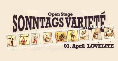 Sonntags Varieté am 1. April