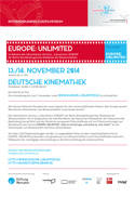 Kurzfilmforum | Europe: Unlimited |13. - 14. November 2014 |...