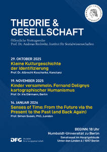 Theorie & Gesellschaft: Neue Vortragsreihe von Prof. And...