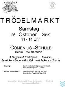 Trödelmarkt Sa. 26.10.2019; 11-14 Uhr; Wilmersdorf U7; Viele...