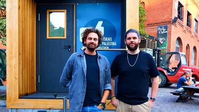 Foto von Zakariyya Meißner und Shai Hoffmann